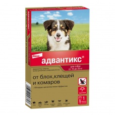 Адвантикс для собак от 10 до 25кг, пип. 2,5мл (1 пип/уп)