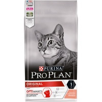 Pro Plan Ориджинал сухой корм для кошек лосось
