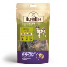 AlpenHof Хрустящие рулетики из рубца теленка для собак 20 г