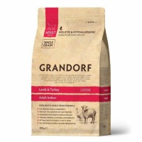 GRANDORF сухой корм для взрослых домашних кошек, ягненок и индейка