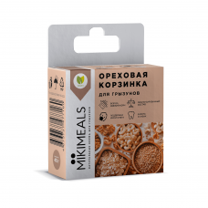 Лакомство для грызунов Mikimeals, корзинка ореховая