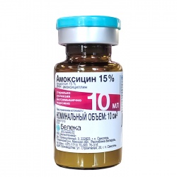 Амоксицин 15% 10мл 
