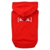 PUPPIA Толстовка с капюшоном D.O.G., красная