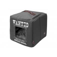 EBI Лежак - домик для животных мягкий "Wanted", серый, 40х40х40см
