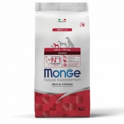 Monge Dog Mini корм для пожилых собак мелких пород 3 кг
