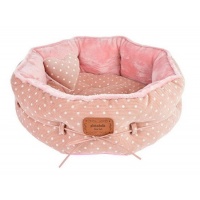 PINKAHOLIC Лежак для животных круглый "Desarae", розовый