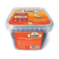 AlpenHof Лакомство Медальоны из филе утки для собак 450 г