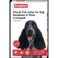 Беафар Flea & Tick collar ошейник от блох и клещей для собак от 6 мес КРАСНЫЙ 65 см