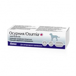 Осурния ушной гель для собак 1 мл., уп. 2 тюбика