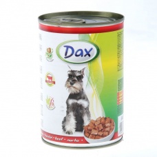 Dax консервы с говядиной для собак, 415 г