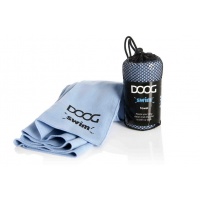 DOOG Полотенце для собак голубое, микрофибра 90х40см