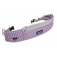 DOOG Сумка на пояс "Walkie Belt", розовая с каплями, 42х10х1,5см