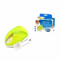 DUVO+ Туалет для мелких грызунов "Potty Kit", зеленый