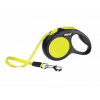 FLEXI New Neon M Tape 5 m Поводок-рулетка, лента, до 25 кг
