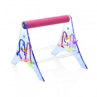 HAPPY BIRD Подставка для птиц, с минеральной жердью и игрушками, 20х18х2,5см