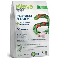 Сухой корм для котят Alleva Holistic курица, утка, алое вера и женьшень 1,5 кг