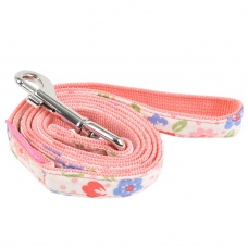 PINKAHOLIC Поводок для собак "Crocus", розовый, 200х1,5см