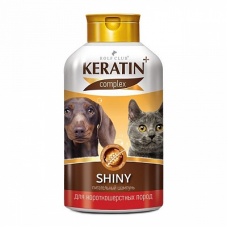 РОЛЬФ КЛУБ Кератин Шампунь Shiny для короткошерст кошек/собак 400мл