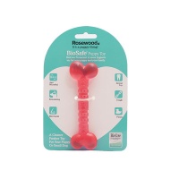 ROSEWOOD BioSafe Игрушка кость, розовый для собак 12см