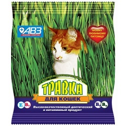Травка для кошек 30г (пакет) АВЗ