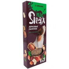 Зерновые палочки для грызунов "Snax Plus" с орехами 3 шт (90г)