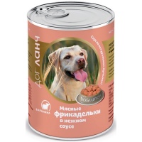 Dog Lunchконсервы для собак Мясные фрикадельки в нежном соусе Баранина