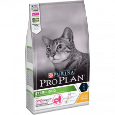 Pro Plan сухой корм для стерилизованных кошек с чувст.пищеварением курица