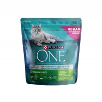 Purina One сухой корм для дом.кошек индейка цельные злаки