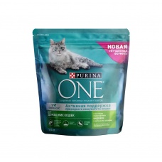 Purina One сухой корм для дом.кошек индейка цельные злаки