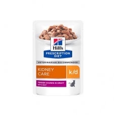 Влажный диетический корм для кошек Hill's Prescription Diet k, с курицей 85 г