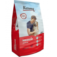 Karmy Medium Junior сухой корм для щенков средних пород с индейкой, 2 кг